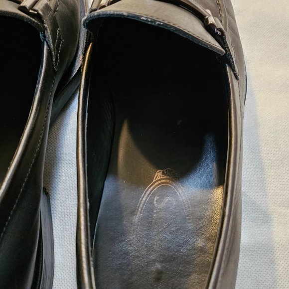 Tod’s Double T-Bar Black Leather Dress Shoes main image 9